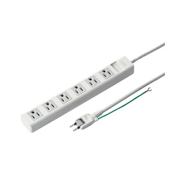【3個セット】 サンワサプライ 電源 タップ TAP-N362 5m GN おまとめセット 高品質 6,000円