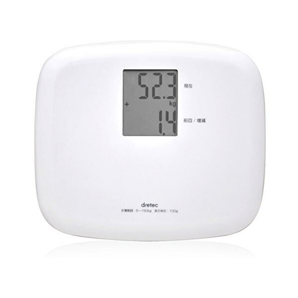 【5個セット】 dretec ドリテック 体重計 デジタル ヘルスメーター クラベール BS-164WT ホワイト プレゼント 人気 大画面 新生活 健康 引越し 景品 美容 看護 誕生日 病院 おしゃれ ギフト ホワイトデー 照明 ボディスケール 高品質