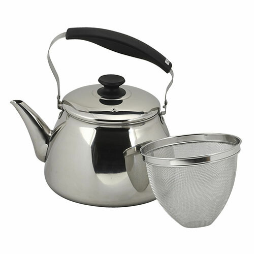 【10個セット】 ベストコ ND-9443 ケトル ステンレス 広口 5.0L 茶こし付 マイティネオ Bestco 茶こし 新生活 ガス火 茶漉し 湯沸かしポット 湯沸かしケトル ポット キッチン用品 やかん 茶こしアミ付 湯沸かし 大容量 直火 人気商品
