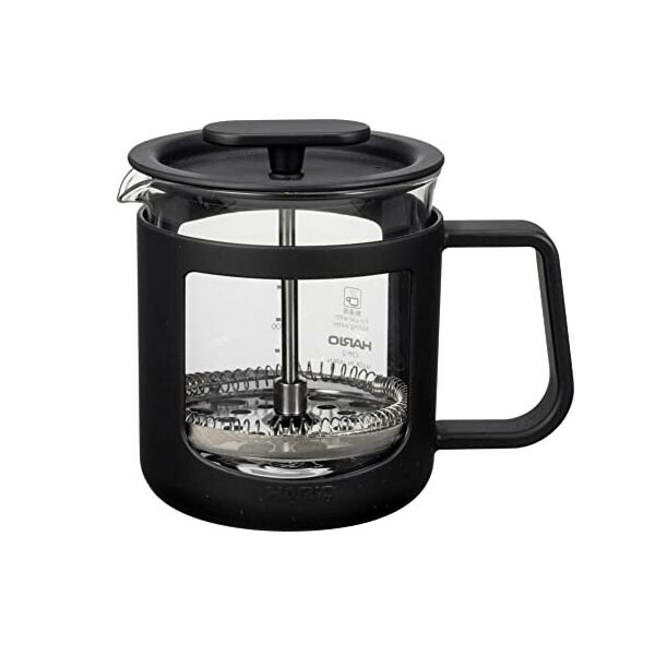 【2個セット】 HARIO ハリオ カフェプレス・U 耐熱ガラス 実用容量300ml ブラック CPU-2-B カフェ プレゼント 食洗機対応 抽出 ライフスタイル キッチン 品番 アウトドア ダイニング キャンプ お祝い ポット 日本製 キッチン用品 人気商品