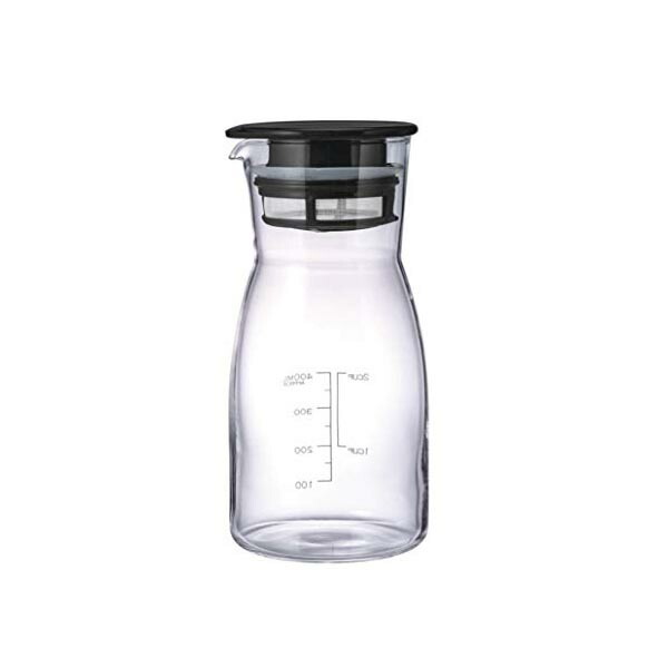 【5個セット】 HARIO ハリオ お酢 保存容器 ビネガーズドリンクピッチャー 700mlブラック 日本製 VDPI-700-B 1個入 容器 カフェ リビング プレゼント 食洗機対応 メモリ付き ビネガーズ フリーポット お洒落 卓上 ブラック 梅酒 人気商品