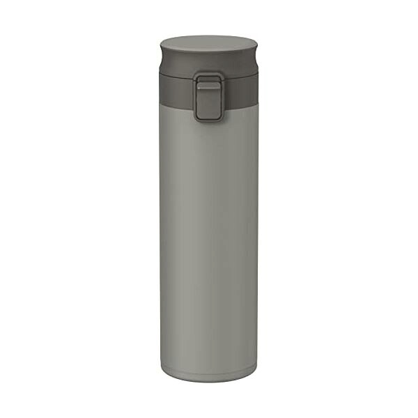 【10個セット】 水筒 ワンタッチ ステンレス パッキン一体 軽量 おしゃれTLW500 500ml グレー 温度 直飲み 真空 プレゼント タンブラー 長持ち オフィス お茶 新生活 アウトドア マグボトル 持ち歩き 還暦祝い 保冷 保温 ボトル 人気商品