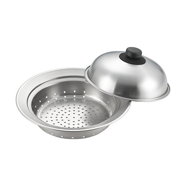 【2個セット】 ヨシカワ 蒸し器 鍋用 20~22cm鍋対応 蒸しプレート 日本製 ステンレス 蒸し料理 お鍋にのせて簡単蒸しプレート YJ2302 燕三条 簡単 蒸し鍋 人気 キッチン 調理 調理用品 茶碗蒸し キッチン雑貨 お鍋 キッチンツール 人気商品