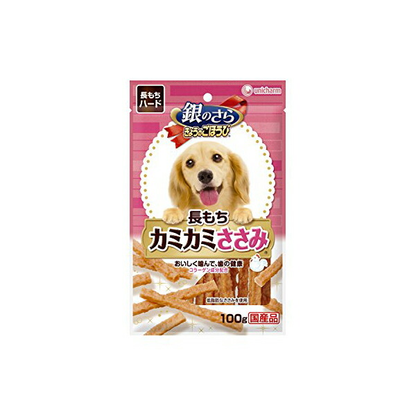 【12個セット】 ユニチャーム グラン・デリ きょうのごほうび 鶏ささみの長もちカミカミ 100g 副食 犬 年齢指定なし 間食 日本製 ユニ・チャーム unicharm ハードタイプ 犬用おやつ 銀のさら ドッグフード 犬用品 ドックフード おやつ ジャーキー 犬おやつ 厳選素材