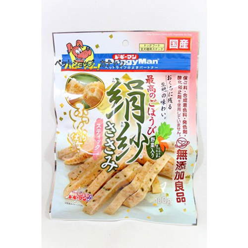 【16個セット】 ドギーマン 無添加良品 絹紗 スティック 野菜入り 100g 犬 おやつ 無添加 全犬種 生後2ヶ月以上 日本製 ふっくら仕立て ドギーマンハヤシ 犬用おやつ シニア犬 保存料不使用 ドッグフード ペット用品 ささみスティック チキン 犬用品 厳選素材