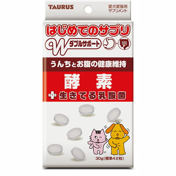 【6個セット】 トーラス ペット愛犬・愛猫用サプリメン 初めてのサプリ 酵素 30g 小粒 犬・猫 プレミアムフード 栄養補給 ペット用品 全ステージ 犬フード サプリメント キャット 国産 うんち 犬猫用 ドッグ フード 愛犬愛猫用 ペット 犬用 フード他 乳酸菌 厳選素材 4,763円