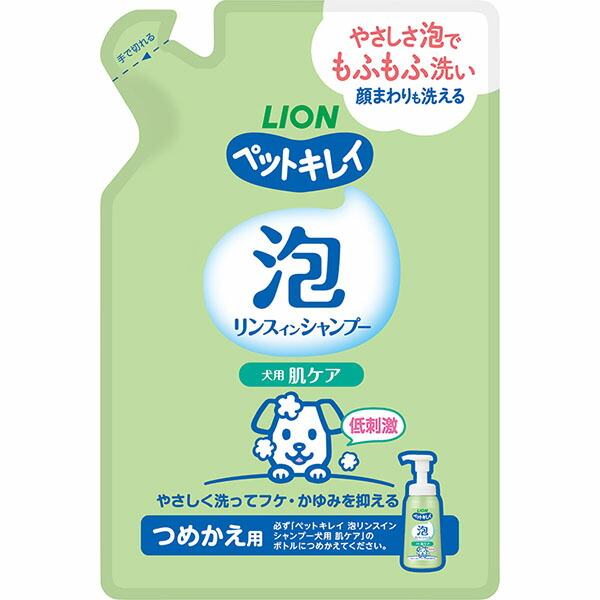 【12個セット】 ライオンペット ペットキレイ 泡リンスインシャンプー 犬用 肌ケア つめかえ用 180ml 液体 ライオン商事 シャンプー 詰め替え用 ペット用品 犬用品 詰替え つめかえ ケア ライオン リンス 詰替え用 ドッグ グッズ 詰替用 低刺激 ペット 厳選素材 5,982円