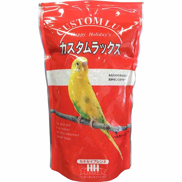 【6個セット】 ピーツーアンドアソシエイツ カスタムラックス セキセイブレンド 0.83L ドライ 鳥 全成長期 セキセイインコ H・H・J ハッピー・ホリデイ・ジャパン ハッピーホリデイジャパン ピーツー・アンド・アソシエイツ ハッピーホリデイ 厳選素材