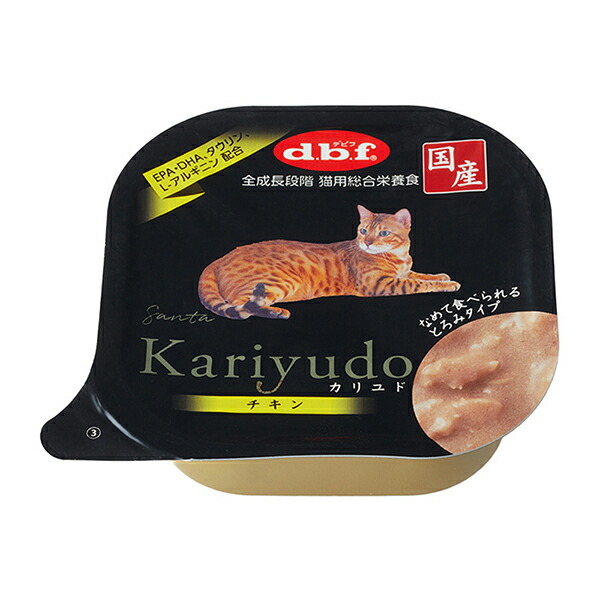 【24個セット】 デビフペット Kariyudo カリユドチキン 95g 猫用フード レバー チキン ウェット 全年齢 全品種 デビフ レトルトパウチ 猫用ウェット キャットフード ペットフード カリユド 総合栄養食 ウェットフード トレイ 全成長段階 ネコ 猫缶 厳選素材