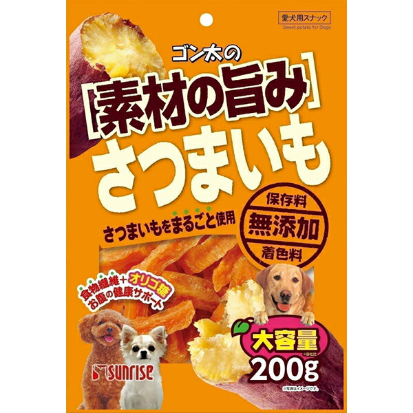 【10個セット】 ゴン太 ゴン太の素材の旨み さつまいも 200g ドッグ フード ドック フード 犬 イヌ いぬ ドッグ ドックdogワンちゃん 厳選素材