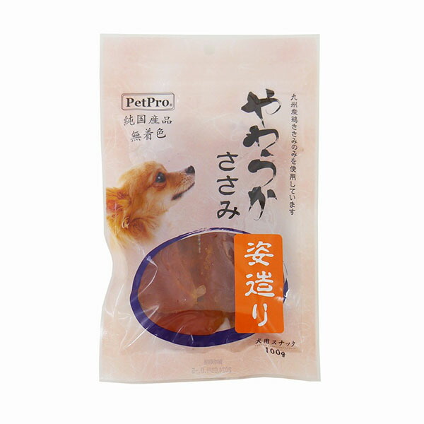 【12個セット】 ペットプロジャパン ペットプロ 純国産やわらかささみ姿造り 100g インテリア 犬用おやつ ペット用品 おやつ スナック 犬おやつ 収納 ドッグ フード 家具 掃除 やわらか 無着色 ペット ささみ 室内 厳選素材