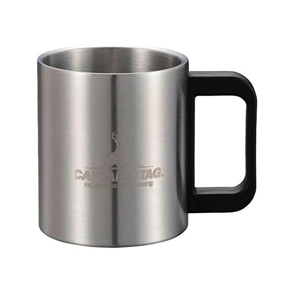 【10個セット】キャプテンスタッグ CAPTAIN STAG アウトドア コップ マグカップ マグ カップ タンブラー 350ml ダブルステンレス 中空二重構造 ステンレス製 NEWフリーダム UH-2012 高品質