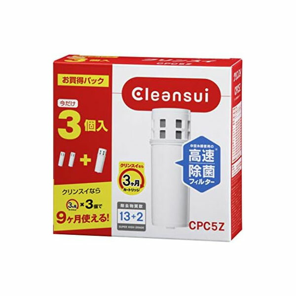 【10個セット】クリンスイ 浄水器 ポット型 交換用カートリッジ 3個入り CPC5Z 高品質