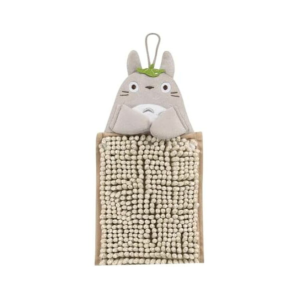 【10個セット】センコー となりのトトロ もこもこトトロ お手ふき 約15×20cm モール部使用時 ベージュ 吸水 速乾 マイクロファイバー 65608 高品質