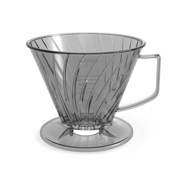 【10個セット】HARIO ハリオ コーヒードリッパー メモリ付き 03 クリアグレー 4~7人用 台形 食洗機対応 MA-433 ベストコ 高品質