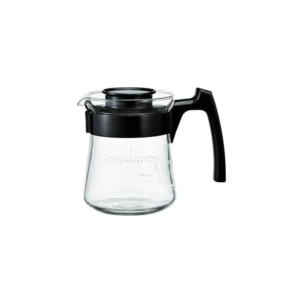 【10個セット】HARIO ハリオ ペガサス サーバー 300 電子レンジ対応 300ml 1~2杯用 ブラック 日本製 PES-01-B 高品質