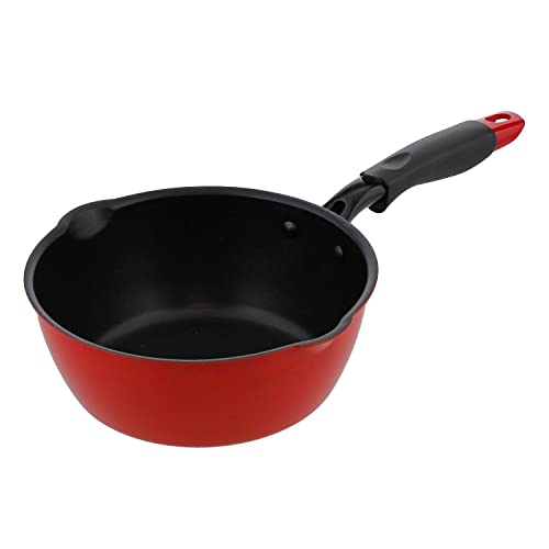 【10個セット】 Bestco ベストコ IH 抗菌 超深型 フライパン 20cm レッド ブラック ND-3161 パスト ヴォーナ