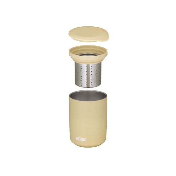 【3個セット】 サーモス 茶こし付き 真空断熱ティータンブラー 500ml サンドベージュJTB-500FI SDBE