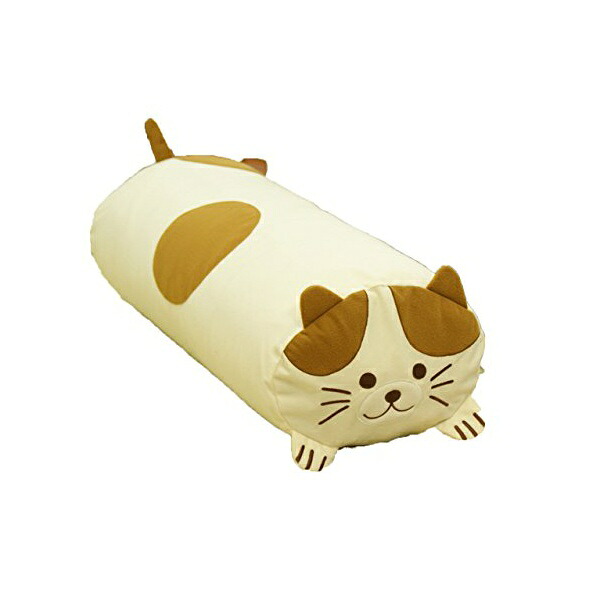 【5個セット】 オリエント 収納袋 クッション ふとんdeクッション ぶち 使用サイズ 約直径35cm 長さ73cm