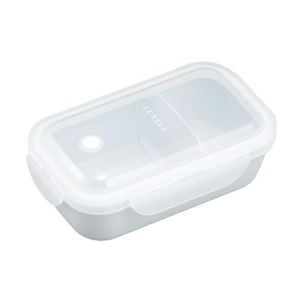 【10個セット】 アスベル 弁当箱 パッキン一体型 ランタス WTL-500 500ml ライトブルー 冷凍可 抗菌 1段