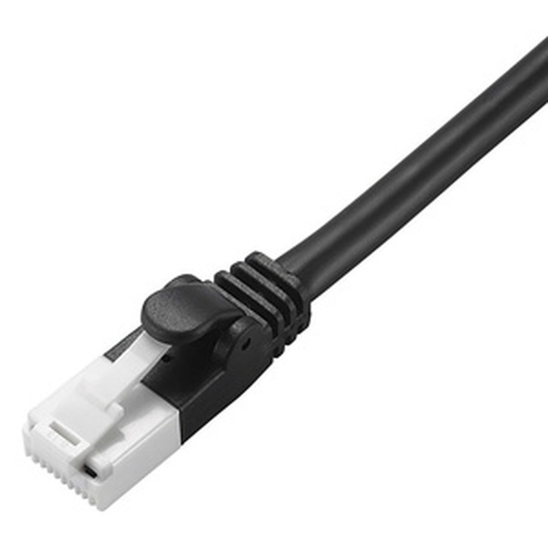 【4個セット】ELECOM LD-CTT/BK10/RS EU RoHS指令準拠 CAT5E対応 爪折れ防止 LANケーブル 10m/簡易パッケージ仕様(ブラック) ブラック ツメが折れない ヨリ線 スタンダード ツメ折れ防止 ツメ折れ防止タイプ エレコム 高品質