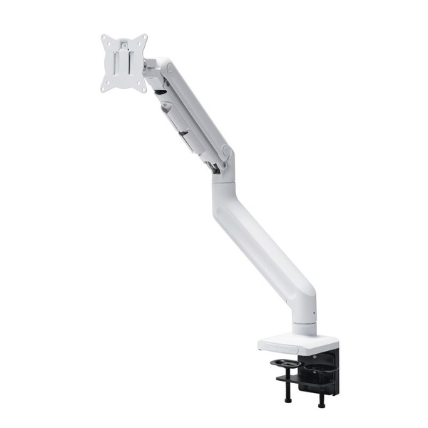 サンワサプライ CR-LAC1406W モニターアーム ガススプリング式 耐荷重20kg ホワイト ASNCR-LAC1406W パソコン パソコン周辺機器