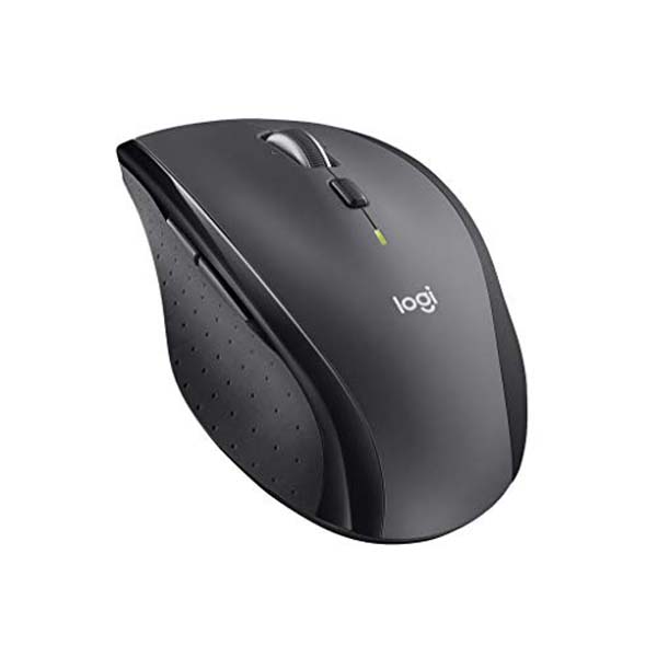 ロジクール Marathon Mouse M705m 光学式 長電池寿命 快適形状 ブラック オフィス ワイヤレス マウス 重さ 無線 高速スクロール 光学式マウス チャコール インターフェイス タイプ ワイヤレスマウス マラソンマウス 高品質