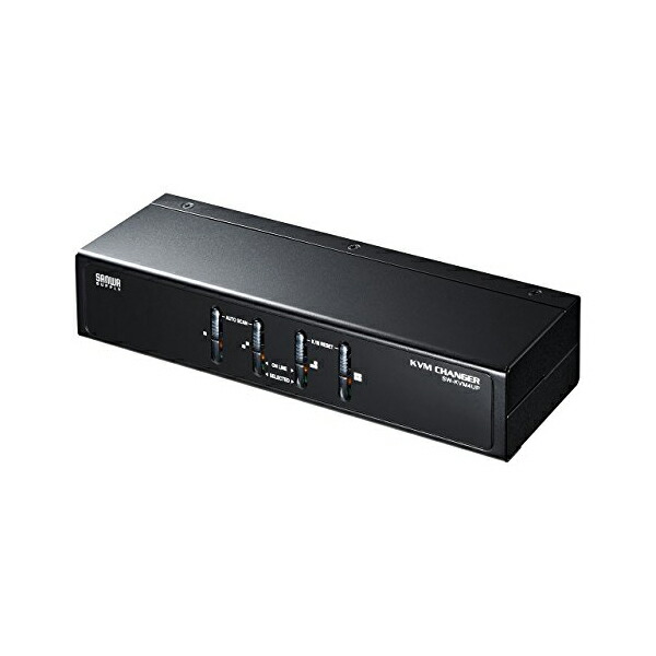 サンワサプライ PS / 2 USB両対応パソコン自動切替器 (4:1) SW-KVM4UP 高品質