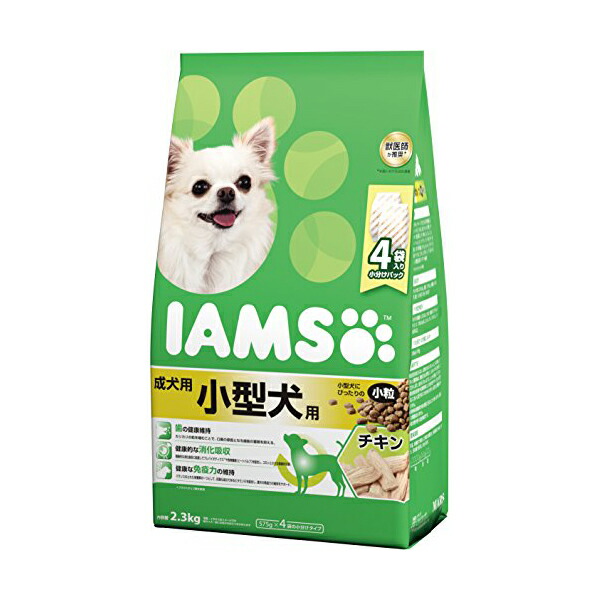 【3個セット】 マースジャパンリミテッド アイムス IAMS ドッグフード成犬用 小型犬用 小粒 チキン 2.3kg イヌ アダルト 全品種 ドライフード マースジャパン 犬用フード ドッグフード 総合栄養食 犬用品 ドライ ドックフード 免疫力 獣医師推奨 マース 厳選素材