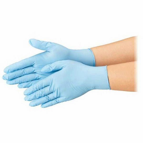 【15個セット】 業務用No.555 ニトリルトライ3 ブルー パウダーフリー ニトリルゴム 使捨手袋 L 100枚 食品加工 使い捨て 医療 感染予防 左右兼用 食品衛生法適合品 衛生用品 エブノ 家庭用 業務用 ゴム手袋 ニトリルグローブ ニトリルゴム製|むさしのメディア 店