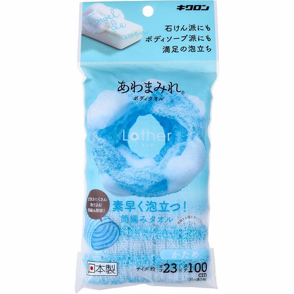 【60個セット】 あわまみれ ボディタオル ラーザ かため｜むさしのメディア 店