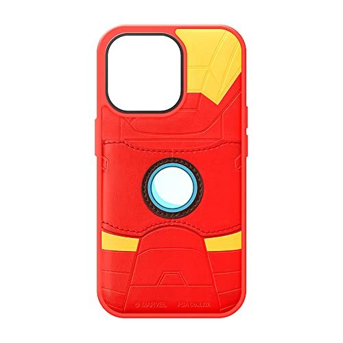 【5個仕掛ける】 PGA PG-DPT22Q21IRM 2022年 iPhone 14 Pro用 タフポケットケース Premium Style アイアンマン