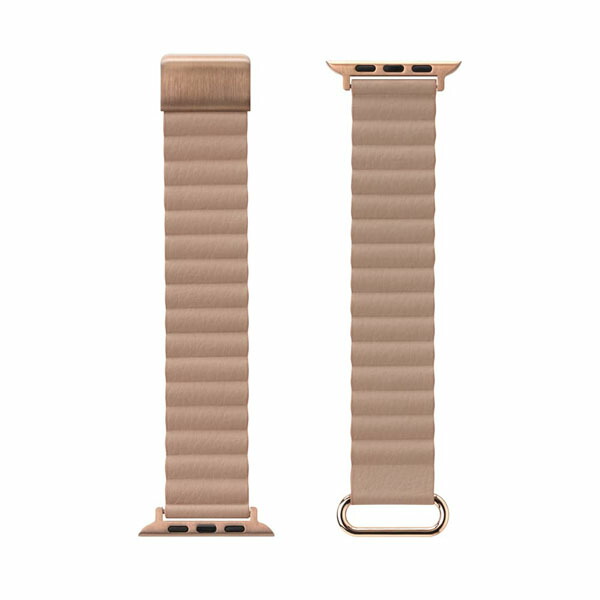 【5個セット】 PGA PG-AW41MG03BE Apple Watch 41/40/38mm用 PUレザーマグネットバンド ベージュ|むさしのメディア 店