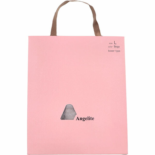 【10個仕かける】 Angelite(アンジェライト) 役立つこと性下穿きさる股引き ボクサー印字機 ベージュ L 1枚入 レディース-インナー・下着・ランジェリー
