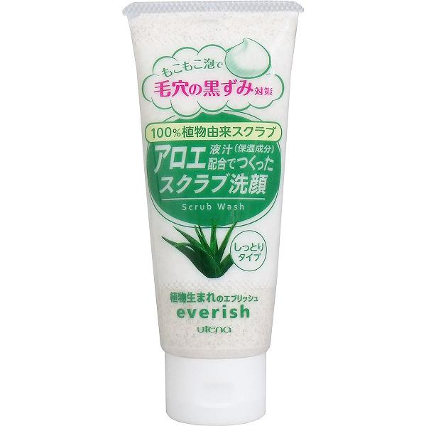 【20個仕掛ける】 ウテナ エブリッシュ アロエ汁液練りあわせるでつくったスクラブ洗顔 135g入 しっとり さっぱり 蜂みつ アロエスクラブ洗顔 アロエ 特別世話をする 澄み切った感 洗顔質問用紙 微香性 細孔 人はだ世話をする スクラブ洗顔 夜のお取りつくろう すっきり