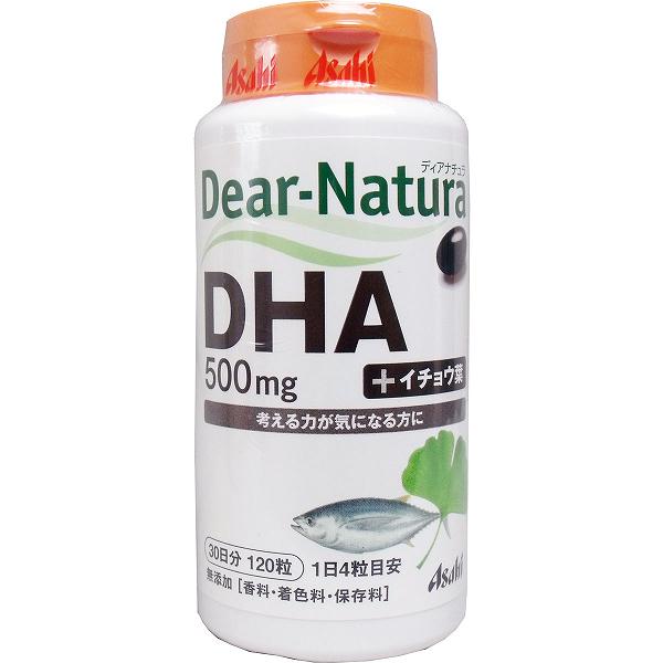 【10個セット】 ディアナチュラ DHA+イチョウ葉 500mg 30日分 120粒 飲みやすい 手軽 イチョウ葉 アサヒフード 栄養 サプリメント アサヒ 記憶力 集中力 健康 食事関連 補助 アサヒグループ食品 サプリ 予防 健康食品 栄養補助食品｜むさしのメディア 店