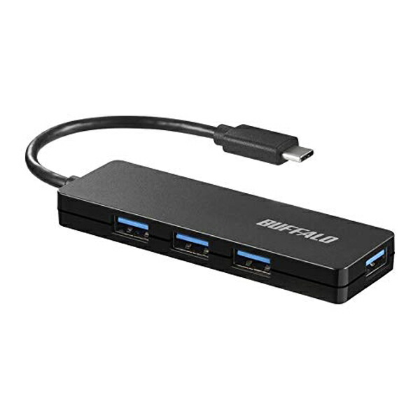 【10個セット】 バッファロー BSH4U120C1BK ＵＳＢハブ｜むさしのメディア 店