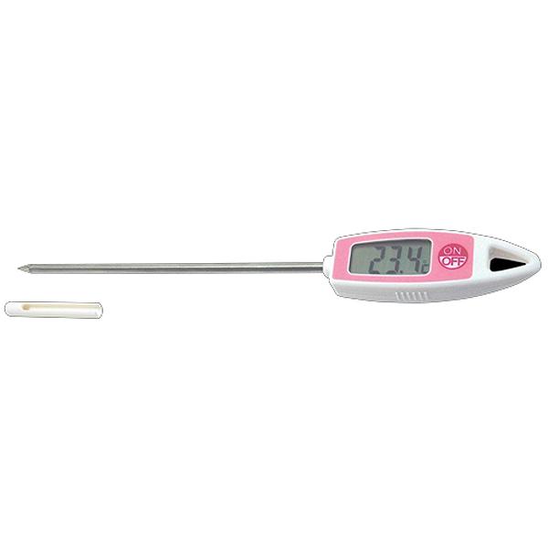【15個セット】 クッキング用温度計 ホームサーモ デジタル ピンク -30度から250度 調理器具 揚げ物 キッチン 工具 キャップ付 計測 業務用 グリーン シンワ 環境計測機器 ペンギン 測定 キッチン用品 テーブル 調理小物 ケース付き 温度管理｜むさしのメディア 店