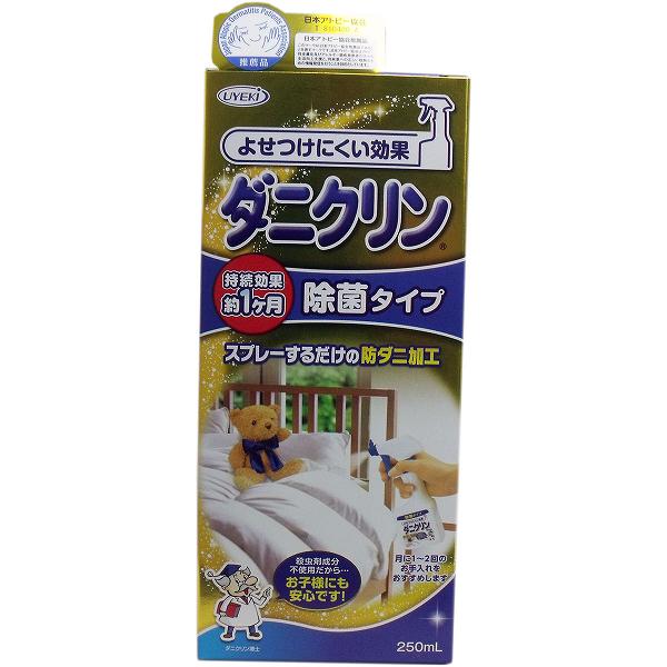 【24個セット】 ダニクリン 除菌タイプ 250ML|むさしのメディア 店
