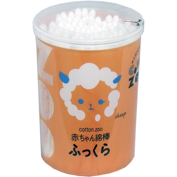 【144個書き割り】 綿織物ZOO乳飲み子綿棒優しく120本
