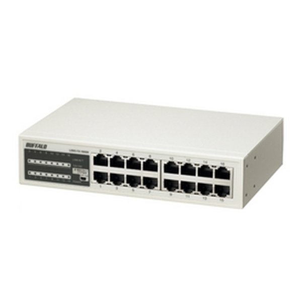 【3個仕掛ける】 緩衝装置置き目 LSW3-TX-16NSR10 100MスイッチングHub 金属元素筐体 ワット数内蔵模範例 16界面