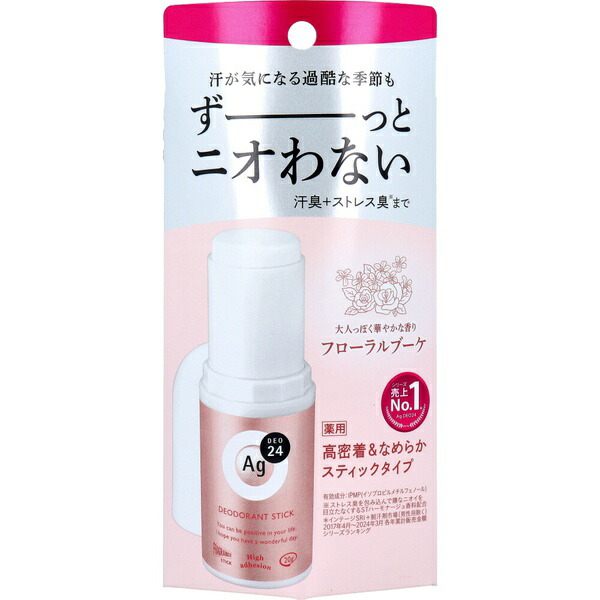 【36個セット】 エージーデオ24 デオドラントスティックDX(フローラルブーケ)｜むさしのメディア 店