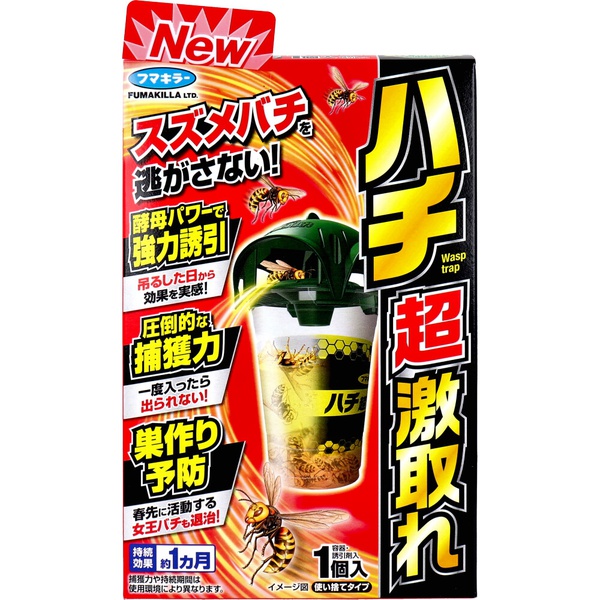 【12個書き割り】 フマキラー ハチ超激取れ