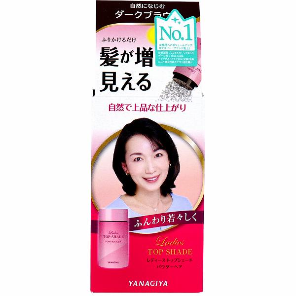 【12個セット】 レディーストップシェード パウダーヘア ダークブラウン 20g 柳屋 レディース トップシェード ヘアケア 薄毛 柳屋本店 ボリュームアップ パウダー スタイリング｜むさしのメディア 店
