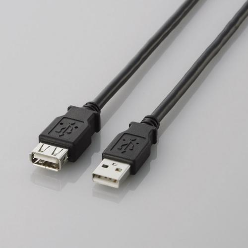 【10個セット】 エレコム U2C-E20BK USB2.0延長ケーブル(A-A延長タイプ) 2.0m｜むさしのメディア 店