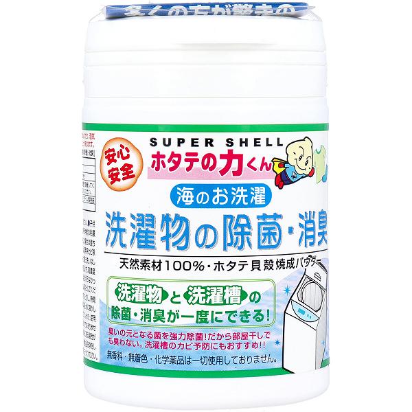 【24個仕かける】 ホタテの力くん 洗い濯ぎ物の除菌・消臭 90g 中性洗剤 ホタテの力 除菌 消臭 お召しもの用中性洗剤 雑貨品 日用摩り切る品 海のお洗い濯ぎ 火薬印字機 洗い濯ぎ用 洗い濯ぎ 洗い濯ぎ 日機材 百貨店外殻 洗濯用洗剤-洗剤・柔軟剤・クリーナー