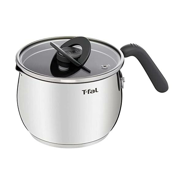 【10個仕掛ける】 ティファール マルチポット 片手なべ 16糎 2.6L IH 屁っ放り火相応う オプティスペースIH ステンレス鋼 マルチポット こびりつきにくい 上部付き添い人 ステンレス鋼 濃灰色薄墨色 G74683 高品質