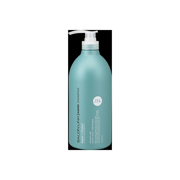【15個セット】 サロンリンク アミノ シャンプー 1000ml 熊野油脂 シャンプー|むさしのメディア 店