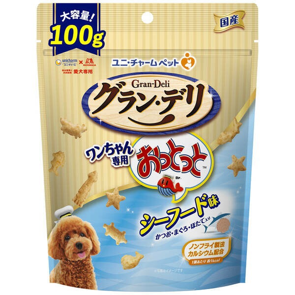 【24個セット】 ユニ・チャーム グラン・デリ ワンちゃん専用おっとっと シーフード味 100g|むさしのメディア 店
