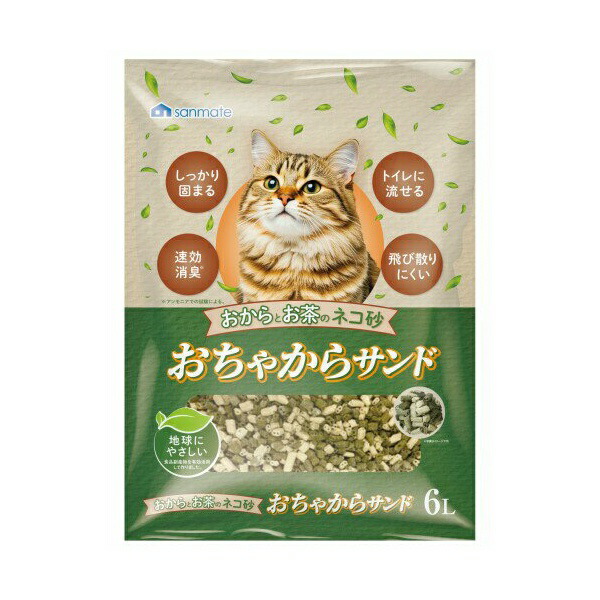 【12個セット】 サンメイト おちゃからサンド 6L|むさしのメディア 店